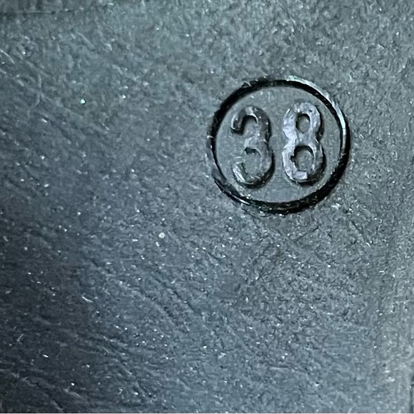 Women’s black leather booties ankle boots size : EU 38 US 7 - Picture 12 of 12